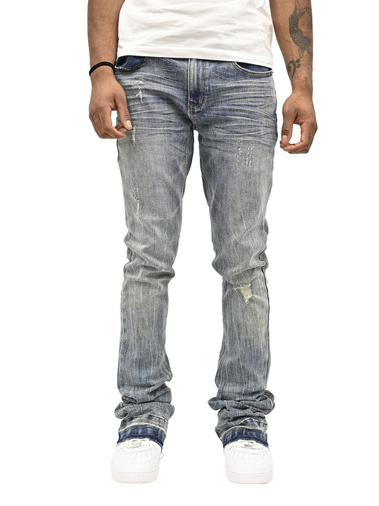 JOHN Q JEAN-INDIGO WASH